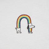 RESC7UE T-Shirt Rainbow White