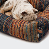 Hundebett Sleepy Deluxe Stripes Blue-Red