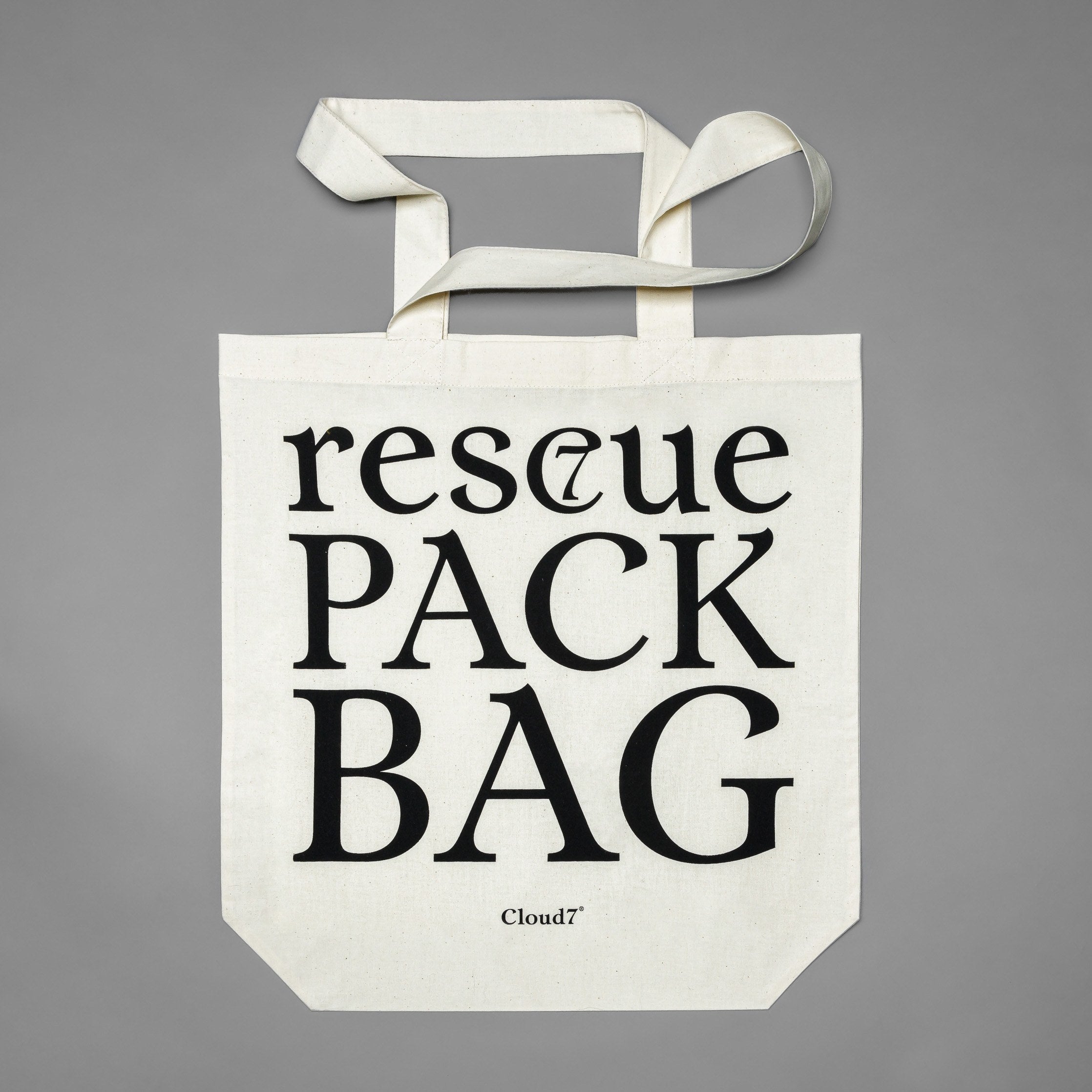 Charity Stofftasche mit Siebdruck auf Bio-Baumwolle