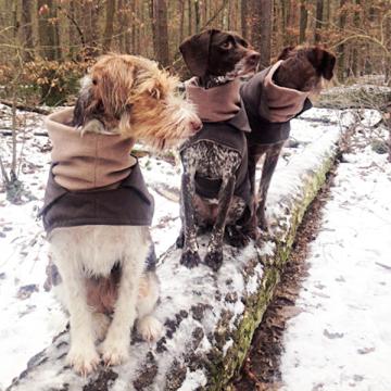 Frieda, Ada & Freddy (Dog Coat Brooklyn Graphite)