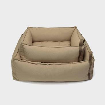 Dog Bed Boost Canvas Beige