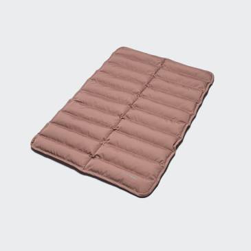 light pink padded dog mat