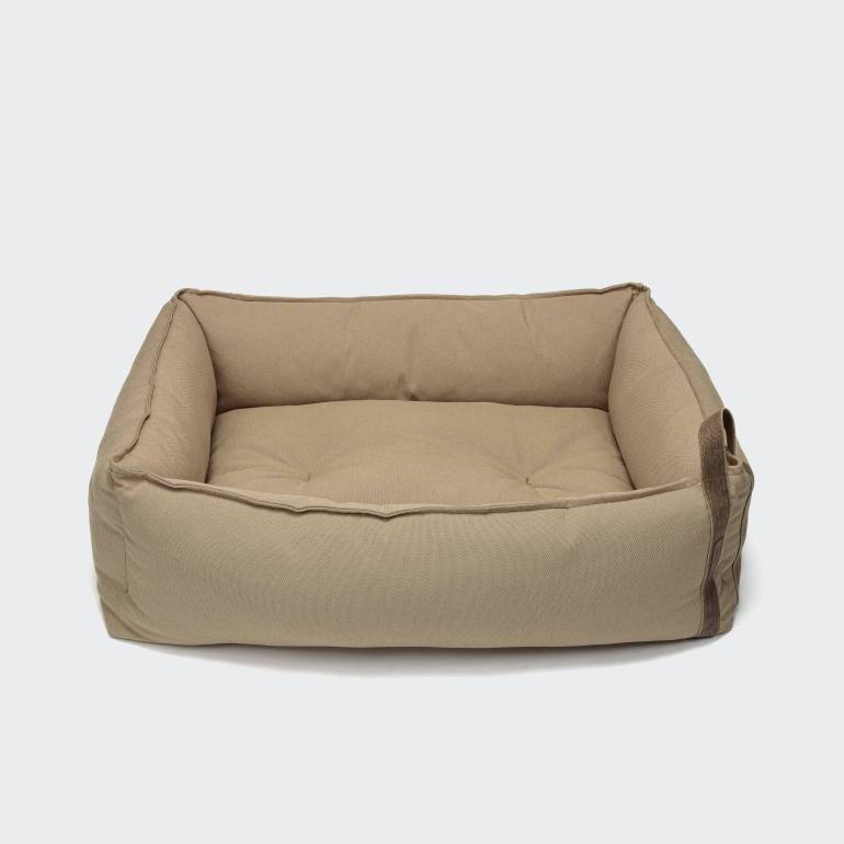 Dog Bed Boost Canvas Beige
