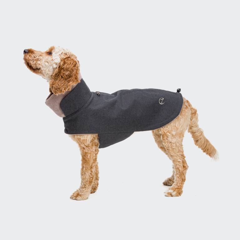 Dog Coat Brooklyn Graphite