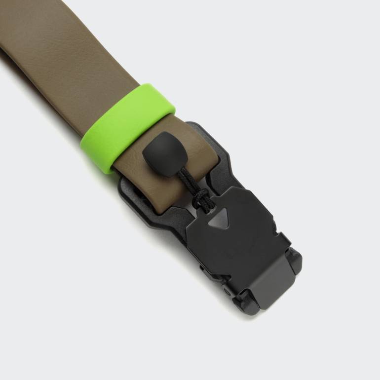 Dog Collar BioThane Ipanema Olive-Neon Green