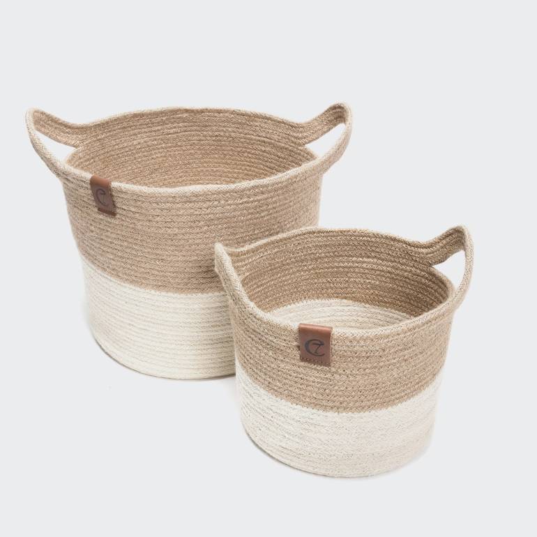 Storage Basket Jute Natural/Cream