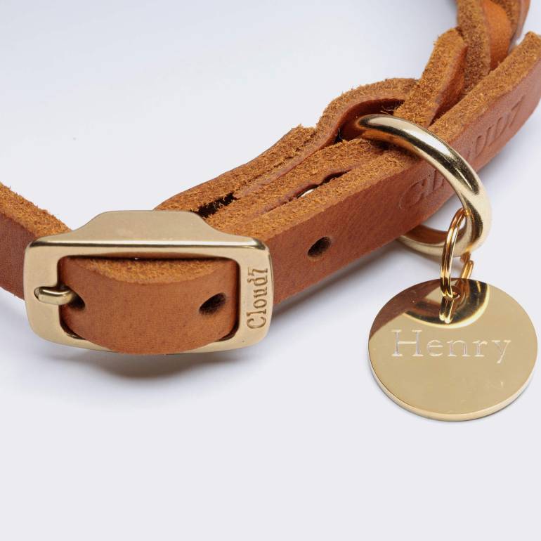 Custom Dog Tag Gold (single-sided)