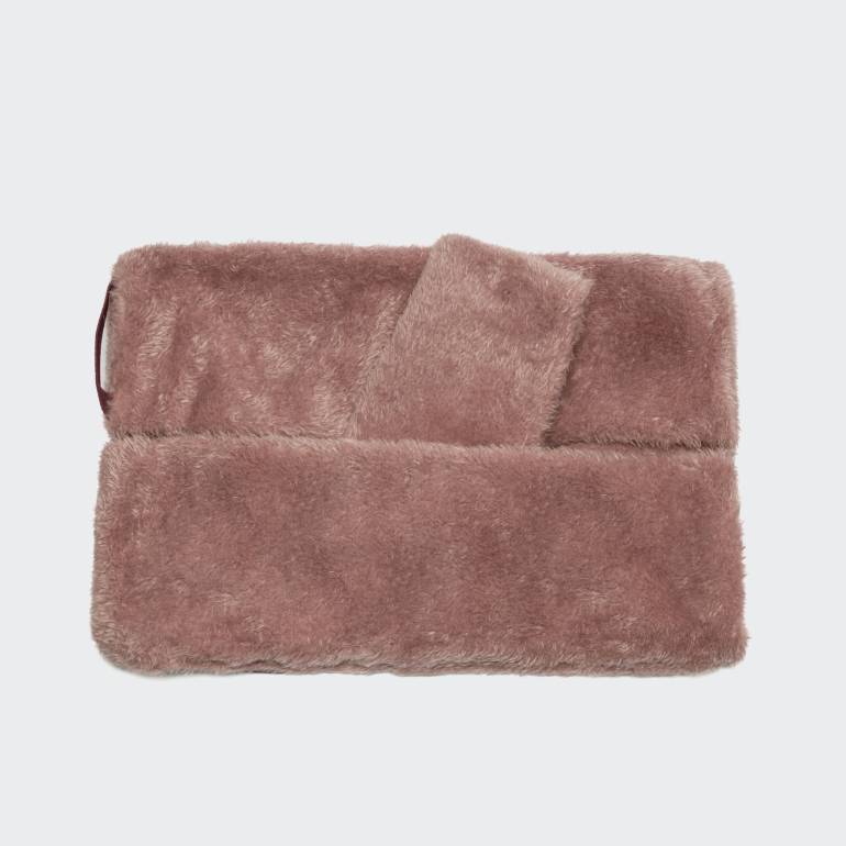 Dog Bed Cover Sleepy Deluxe Plush Rosé