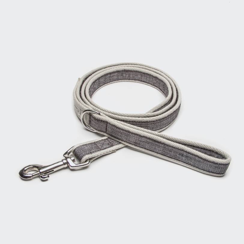 Dog Leash Coco Taupe with Hand Loop
