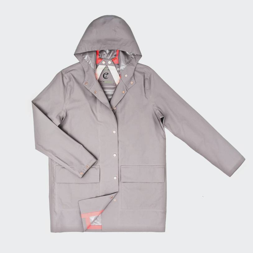Outdoor Raincoat London Grey