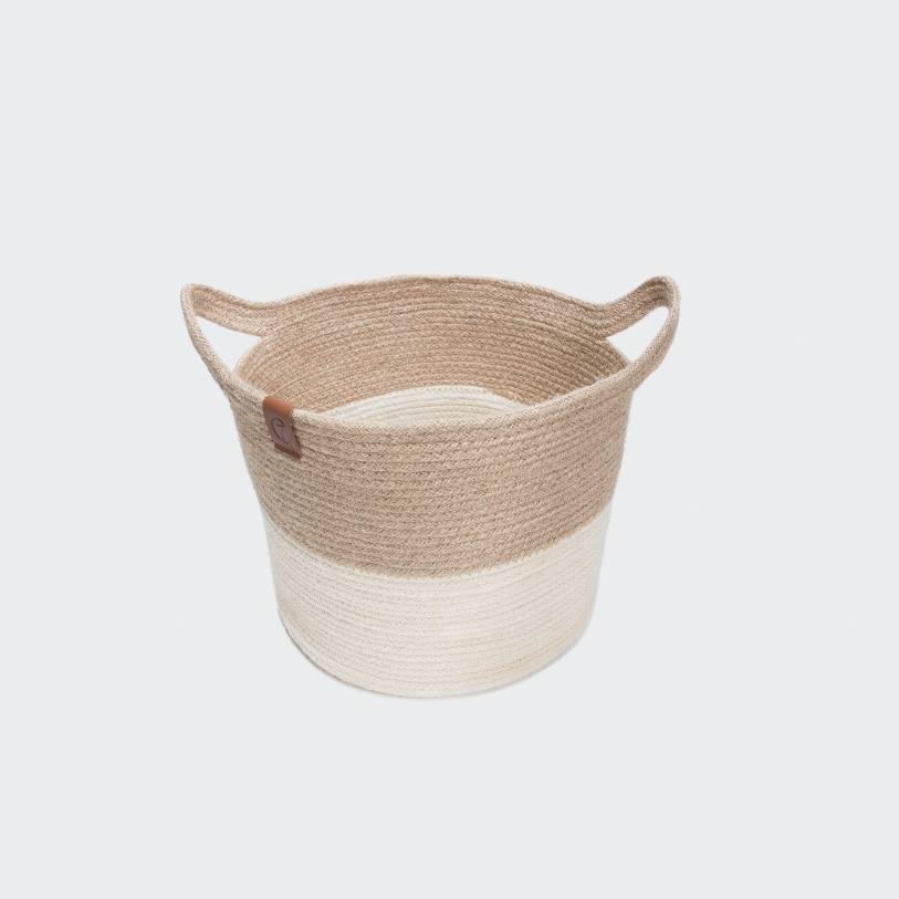 Storage Basket Jute Natural/Cream