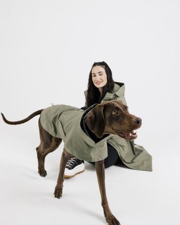Dog Raincoat Lewis Olive